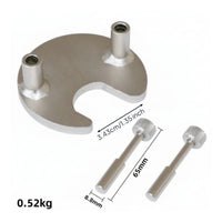 Heavy-Duty Fuel Injection Pump Tool Low-Height Pump Tool with Threaded Posts for Automotive Workshop
