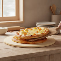 High-Temperature Pizza Stone Even Cooking Cordierite Pizza Stone Flat for Gas Grill