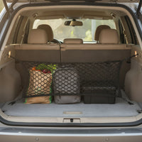 Double-Layer Cargo Net Universal Car Cargo Net Car Trunk Organizer with Mesh Flexible Heavy-Duty for Travelers, Road Trips