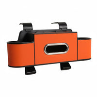 Car Backseat Storage Organizer Multifunction Back Organizer Multifunctional Automotive Tissue Dispenser Holder for Road Trip