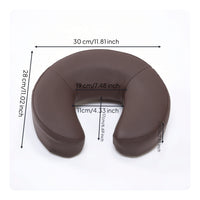 U-Shaped Massage Pillow Ergonomic Massage Headrest Cushion Pillow U-Shaped Headrest Professional for Estheticians, Spa Rooms