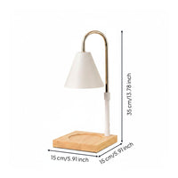 Bedside Use Marble Candle Warmer Lamp Timer Timed Candle Warmer Flameless Adjustable Scented Melt Lamp Smokeless for Bedroom