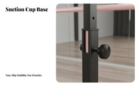 Portable Dance Bar Stable Freestanding Dance Bar Non-Slip Feet Adjustable Home Practice Barre for Dancers, Beginners, Gym