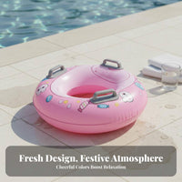 Thickened Material Adult Swim Buoyant Circle Large Size Adult Pool Tube Leak-Proof Air Valve for Adults, Women, Beach, Vacation