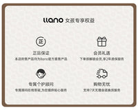 llano便携化妆镜子随身带灯补妆可折叠手持镜智能led发光美妆镜