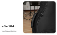 Guitar Backpack Thick Padding Padded Guitar Gig Bag Musical Instrument Accessory Waterproof Water-Resistant for Students, Travel