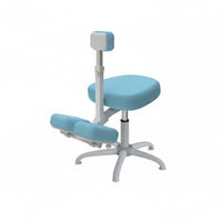 Stable Fiveprong Base Adjustable Kneeling Chair Antitip-proof Adjustable Kneeling Chair with Chest Rest Lockable Casters children's Furniture for children, Students, Parents, Writing, Home Study, Desk Work, Online Learning
