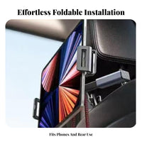 Car Headrest Tablet Mount Stable Support Car Rear Seat Tablet Holder Adjustable Headrest Mount 360° Rotation for Family, Travel