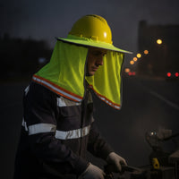 Hard Hat Shade with Neck Drape Lightweight Helmet Neck Shade Ventilated for Construction Sites