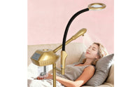 Professional Facial Steamer with Magnifying Lamp Wheeled Standing Facial Steamer Adjustable Beauty Device Salon-Style for Estheticians, Beauticians, Salons, Spas