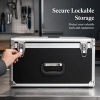 Aluminum Alloy Rounded Corner Instrument Case with EVA Lining