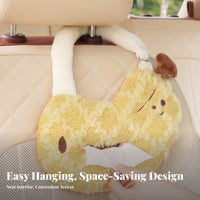 Space Saving Car Seat Back Tissue Bag Soft and Skin-Friendly Soft Car Tissue Holder Easy Reach for Drivers, Parents, Road Trips, Travel