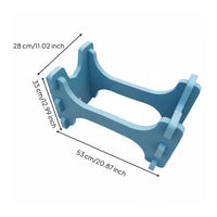 Fixed-Wing Aircraft Stand Lightweight RC Plane Stand Space-Saving Model Building Berth for Field Placement