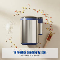 Household Superfine Stainless Steel Mill, 600ml, for Grains and Spices, Dry and Wet Use, Low Noise