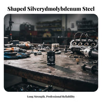Thickened Design 1/2 Inch Drive Hex Percussive Socket Heavy Duty Power Tool Accessory Long-Lasting High Hardness for DIY Enthusiasts, Professionals, Auto Repair, Machinery Maintenance, Workshop, Home Improvement