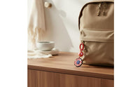 American Keychain Patriotic Bag Charm 3D Design American Keychain for Backpacks