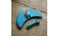 Crescent Pool Vacuum Head Manual Pool Vacuum Head with Hose Connector Compact Slim