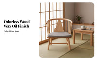 Japanese and Design Floor Armchair with Supportive Supportiverest Low Chair Space Saving Lightweight for Readers, Floor Mat Room