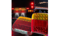 Multi-Function Tow Light Set Waterproof Rechargeable Truck Brake Lights Wireless Hauling Attachment Light Kit for Towing