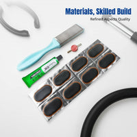Inner Tube Repair Tool Set, Tire Patch, Glue & Abrasive Tool, For Bike, Motorcycle, E-Bike