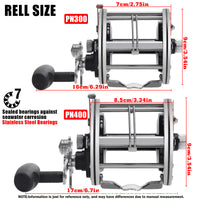 SAMOLLA 2025 New PN300/400 Jigging Reel Large Drum Anchor Trolling Reel