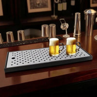 Slim Spill Catcher Tray with Perforated Top Sturdy Beer Spill Catcher Tray Commercial Washable for Homebrewers