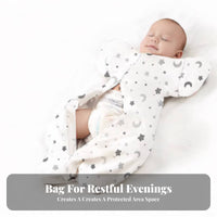 snug-fitting Arms-up fastening swaddle Soft and Stretchy Arms-up Transitional Swaddle Easy Diaper change sleep bag two-method-direction fastener for Newborns, Infants, look aftergivers, sleep time, rest Time, bed, Nursery