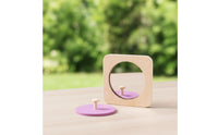 Educational Wooden Toy with Mirror Sensory Child-Led Learning Toy Problem-Solving Shape Sorting Cube Sturdy for Classroom