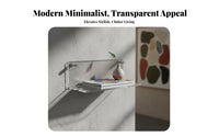 Clear Levitateing Shelf Space Saving Clear Book Ledge Safe Rounded Edges