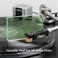 VTA Azimuth Ruler High-Quality Acrylic Tonearm Alignment Gauge Precision Crafted Tonearm Alignment Block for Audiophiles, Vinyl Enthusiasts