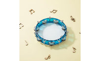 8 Inch Tambourine Easy to Play Tunable Tambourine Bright Audio Percussion Instrument for Music Classroom