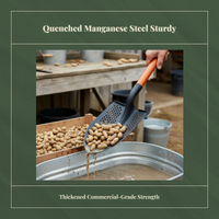 Sifting Shovel Head Wear Resistant Sifter Easy to Clean Smooth Edge Finish for Gardeners, Ranch Workers, Farm, Drain Cleaning