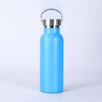Brushed Metal Finish Vacuum Insulated Bottle Double Wall Insulation Drinkware for Outdoor