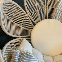 Hammock Chair Outdoor Egg Chair Rattan with Cushion 110x105x68cm