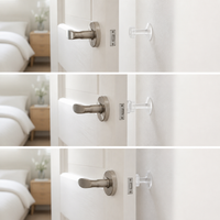 Silicone Door Stopper Wall Protector - Self-Adhesive, Punch-Free, Noise-Reducing Door Handle Bumper for Home and Office