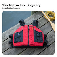 Mature Flotation Vest for All Genders Design Kayaking Flotation Vest Watersports Flotation Vest Universal Size Suits All