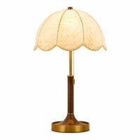 Table Lamp with Pull Chain Table Lamp with cloth Shade Decorative for Readers