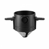 Kitchen Coffee Strainer Mesh Filter Cone Double Layer Portable Foldable Reusable Eco-friendly Abs Stainless Steel Suitable for Gift Giving Home