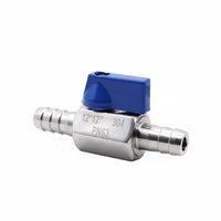Hose Barb Mini Ball Plumbing Control Compact Size Stainless Steel Ball Watertight Plumbing Part for Irrigation