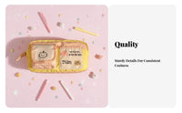 Cute Cartoon Pencil Bag Multiple Compartments Korean Aesthetic Pen Bag Portable Large Capacity Stati Single Ry Pouch for Teen Girls, Kids, School
