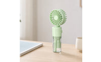 USB Rechargeable Handheld Misting Fan Compact Handheld Fan with Mist Small Cooling for Commuters, Students, Travel