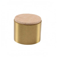 Solid Construction Cork-Top Pen Holder Compact Cylindrical Pen Holder Low-Height Pencil Cup Modern Design