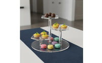 Transparent Acrylic Display Stand Clear Tiered Display Stand Multi Purpose Acrylic Riser Stacked for Shelf, Room Decor, Desk