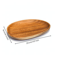 Irregular Serving Tray Wooden Sandalwood Tray Smooth Decorative for Hosts, Tea Service, Coffee Table