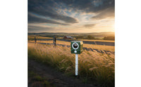 Solar Animal LED Flashing Lights Acoustic Waterproof Motion Activated Animal Scarer for Farmers, Gardeners, Orchard, Garden