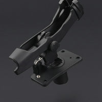 Handshands-off Rod Holder with Two-partBase Mount Heavy Duty Kayak Fishing Rod Holder Stable Accessory Compatible for Anglers