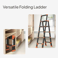 Folding Telescopic Aluminum Ladder Multi-Purpose Step Stool