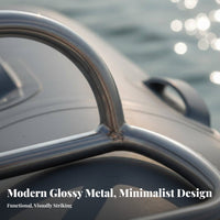 Inflatable Boat Towing Loop Stainless Steel D-Loop Handle Boat Grab Handle Rust Resistant Deck Loop for Yachts