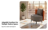3 Pieces Modern Design 3-Piece Lounge Suite Light Luxury Aesthetic 3-Piece Sofa and Chair Set Minimalist design Reception Seating Sturdy framework for Interior Designers, Business Owners, Apartment Dwellers, Meeting Area, Lobby, Living Room