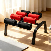 Low-Profile Back Stretcher with Rollers Comfortable Arched Back Stretcher Compact Equipment Portable for Home Exercise